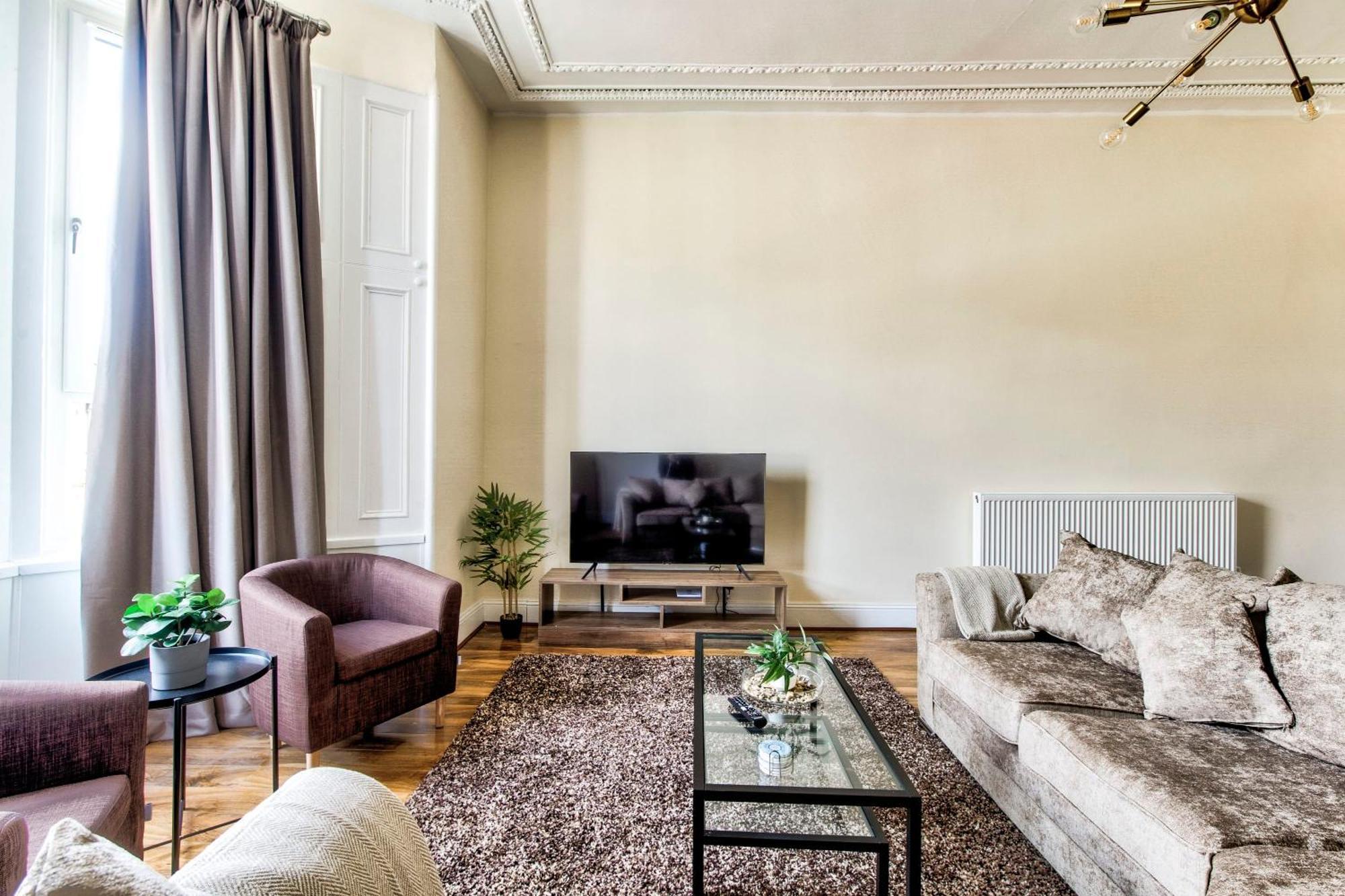 Stunning 5 Bedroom Apt, Close To City Centre, Sec, Hydro And Motorway Glasgow Eksteriør billede